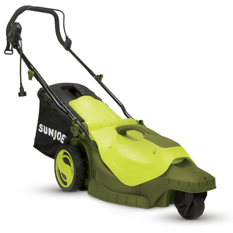 Sun Joe 16 in. 12 Amp 360-degree 3-Wheel Corded Electric Walk-Behind Push Lawn Mower Sun Joe 16 in. 12 Amp 360-degree 3-Wheel Corded Electric Walk-Behind Push Lawn Mower