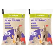 Sun Joe 2 Pack Ultra Fine Silica Play Sand, Sandboxes & Sensory Tables, 20 lbs, PLYSAND20
