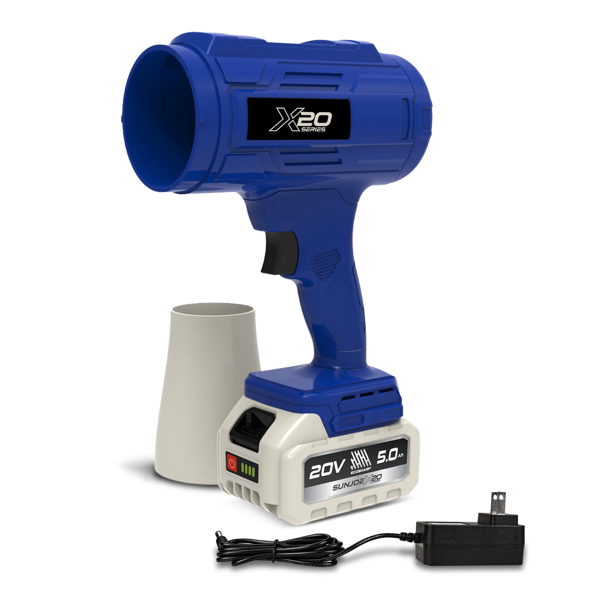Sun Joe ECOSHARP X20 StormJet 20V Cordless Turbo Blower With