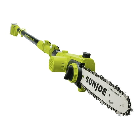 Sun Joe 24V Cordless 10-inch Telescoping Pole Saw, 2.0-Ah Battery & Charger