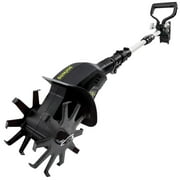 Sun Joe Electric Garden Tiller Cultivator, Steel Tines, 12 Amp, 16 Inch, TJ603E