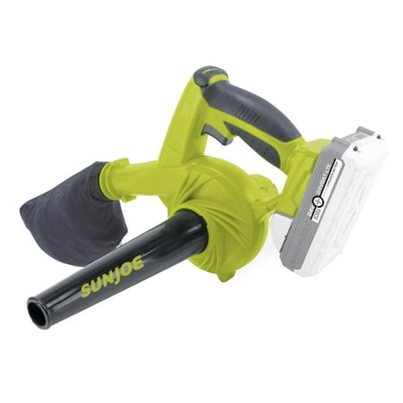 Sun Joe - 24V-WSB-LTE 24-Volt iON+ Workshop Blower + Vacuum Kit - Green
