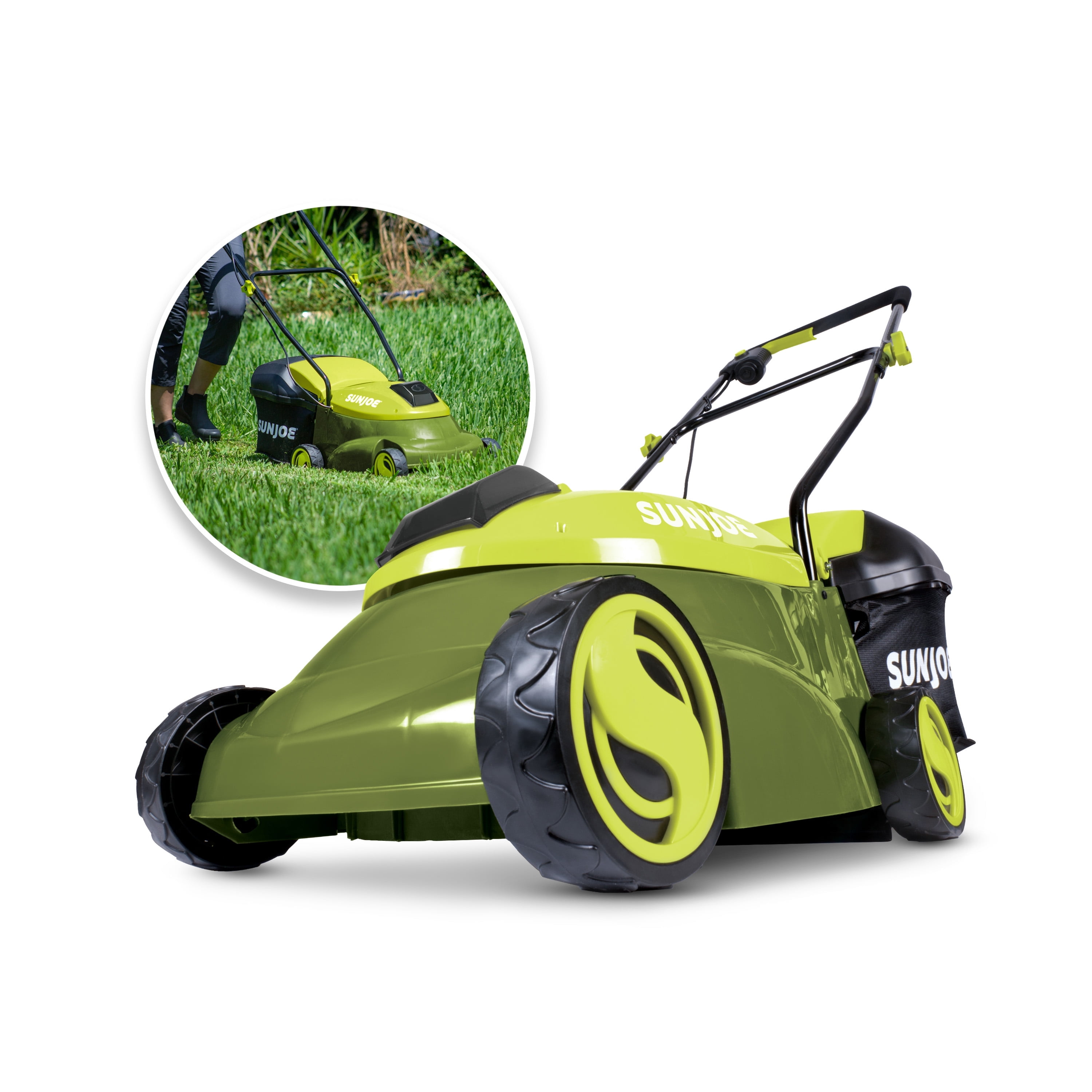 Sun joe push lawn mower deals