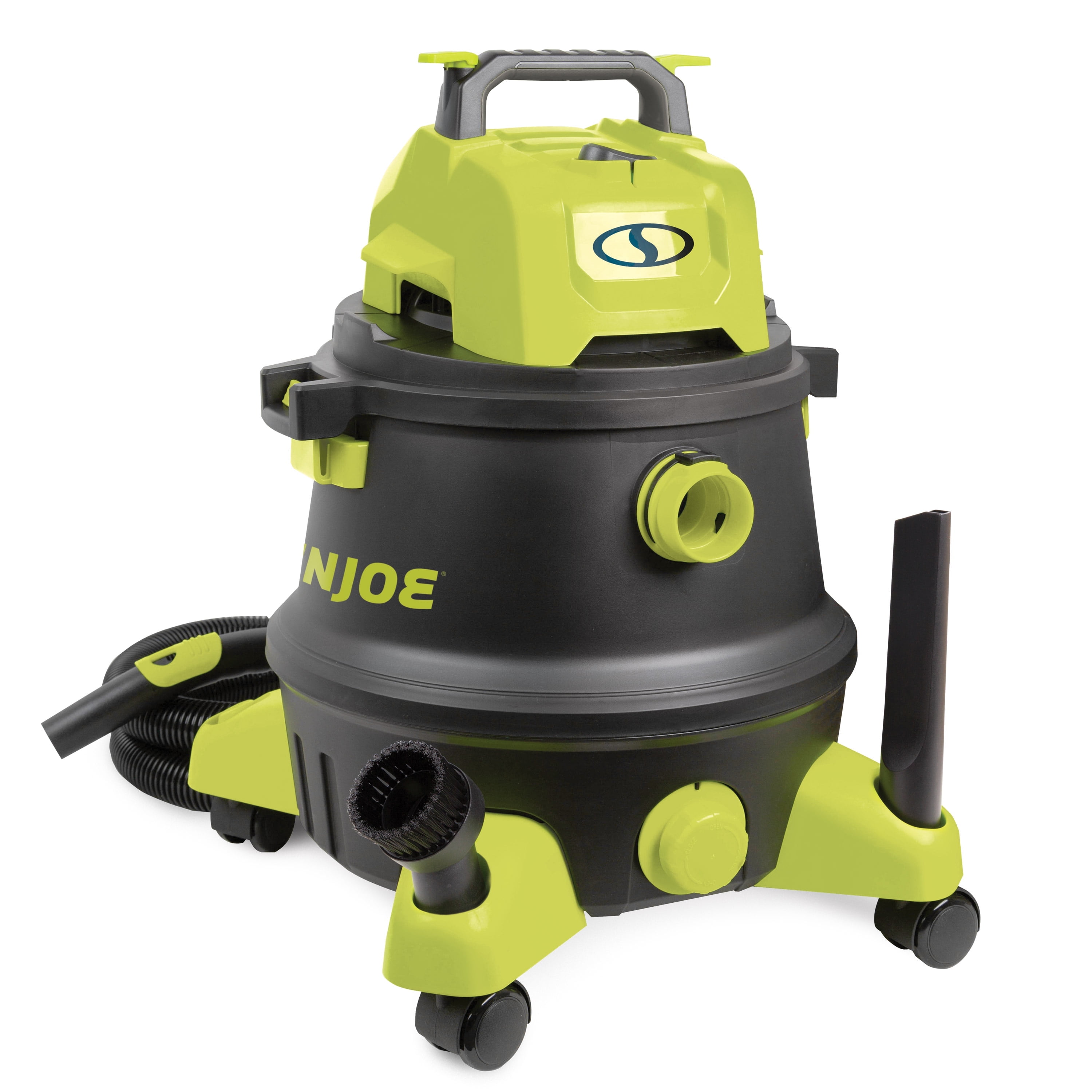 Sun Joe SWD8000 8-gal Wet/Dry Shop Vacuum W/ HEPA Filtration, Cleaning Attachments, 1200-Watt, 6.5 Peak HP