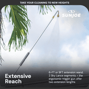 Sun Joe 9 Foot Universal Pressure Washer Sky Lance Extension Wand Kit, Black, SPX-SRL9