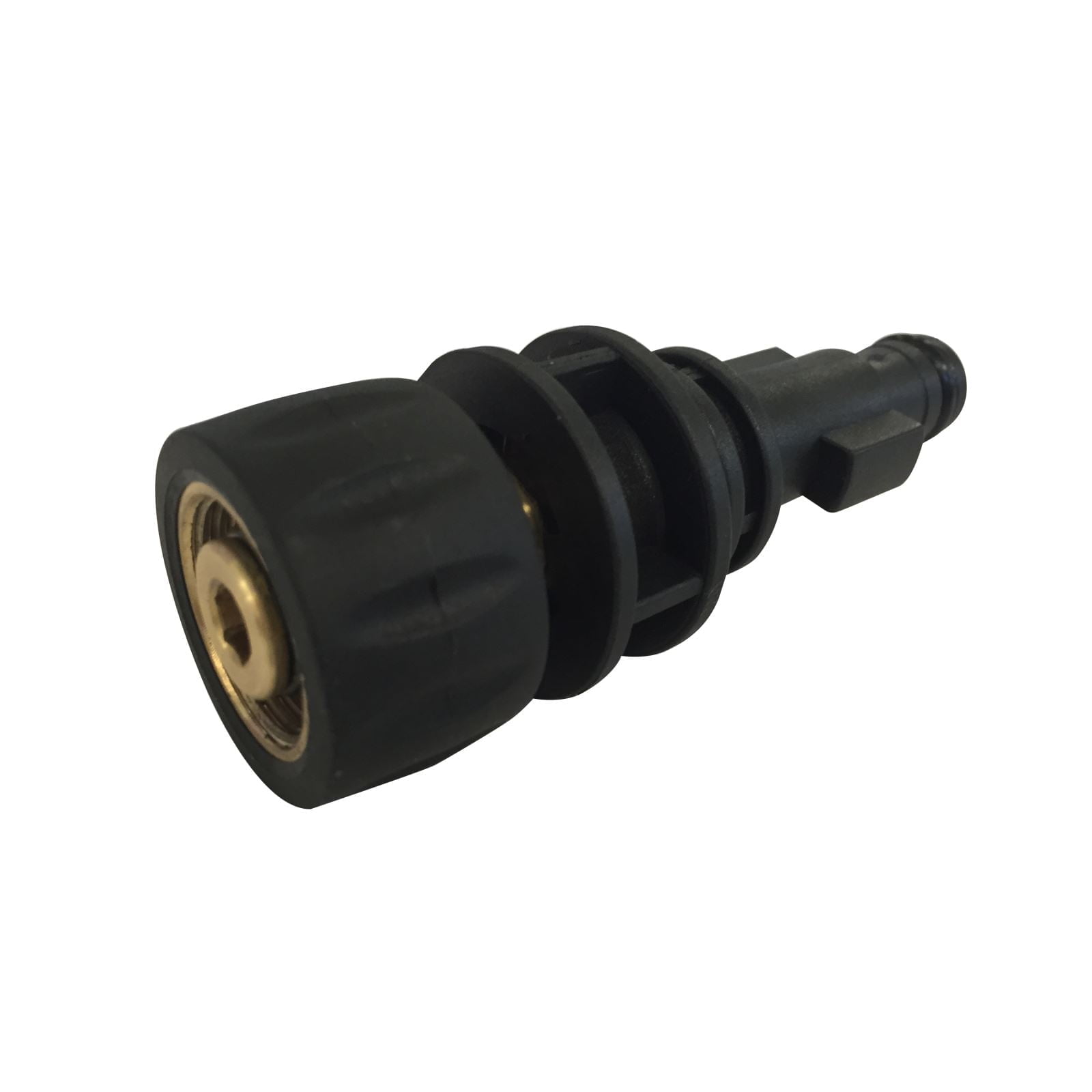 Black and Brass Pressure Washer Adapter