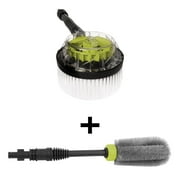 Sun Joe Car Cleaning Accessory Kit Pressure Washer Brush Set for SPX Series, SPX-CCK