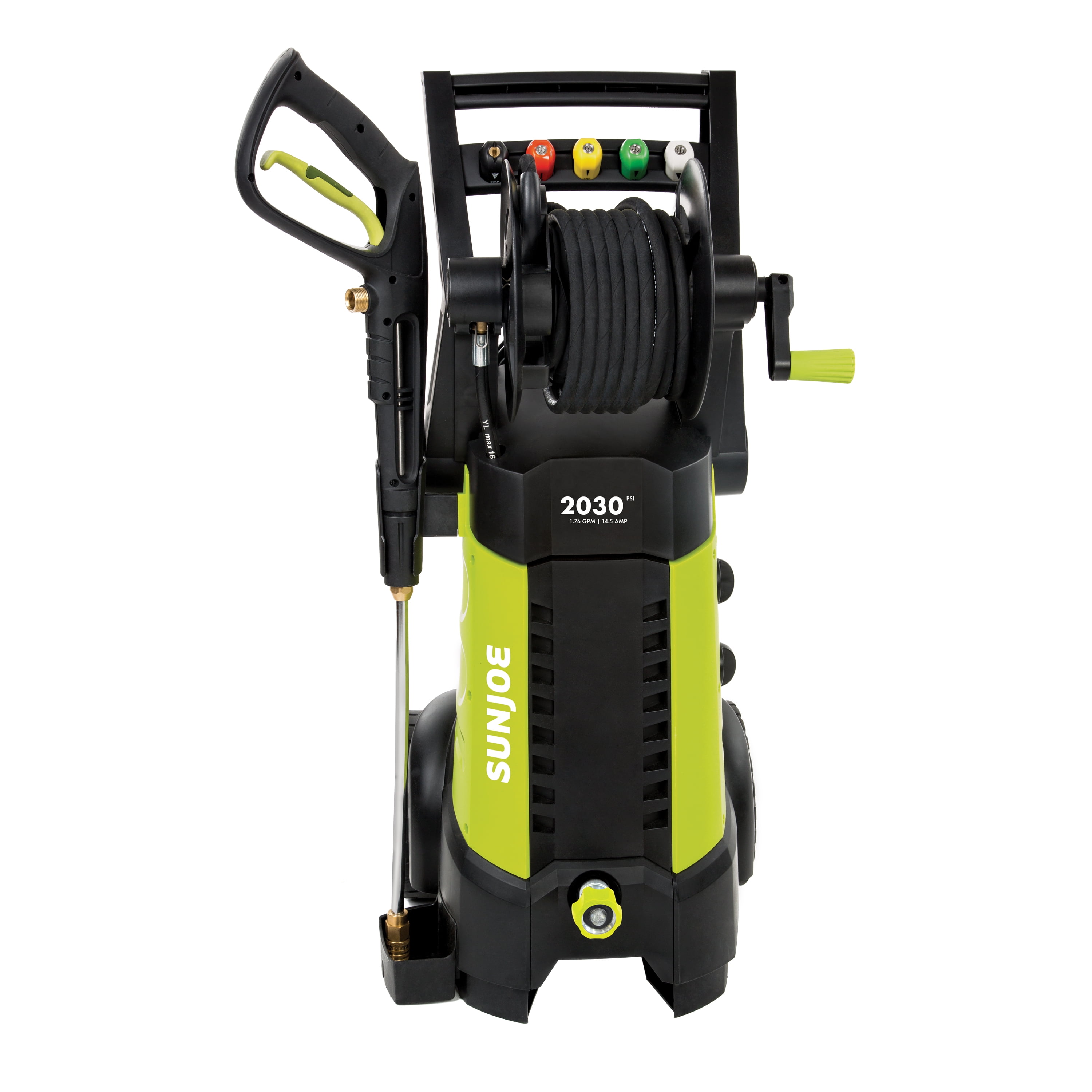Sun Joe Electric Pressure Washer, 14.5-Amp, Hose Reel, Quick-Connect Tips - image 1 of 22