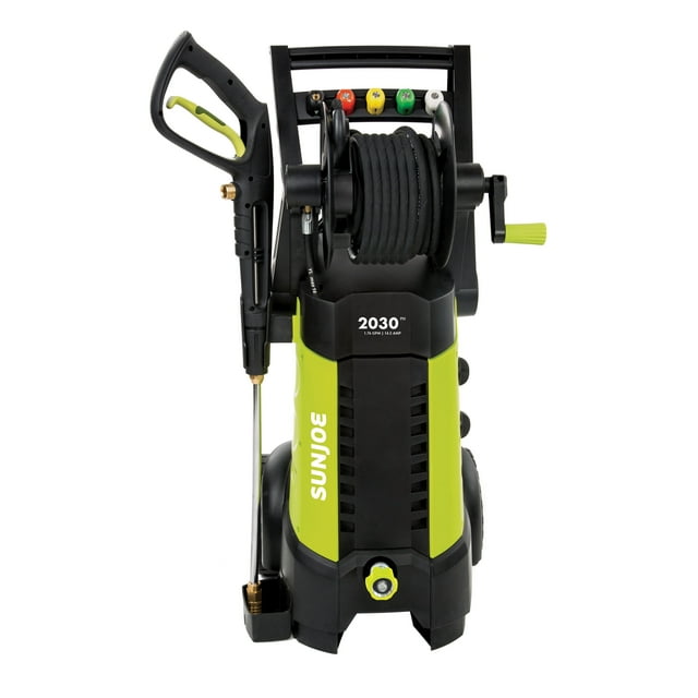 Sun Joe Electric Pressure Washer, 14.5-Amp, Hose Reel, Quick-Connect Tips