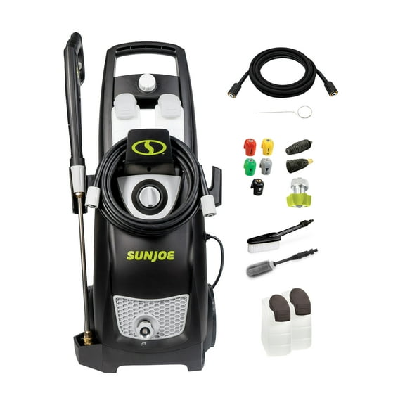 Sun Joe Electric Pressure Washer, Portable Power Washer with Wheels, SPX3000-PK1
