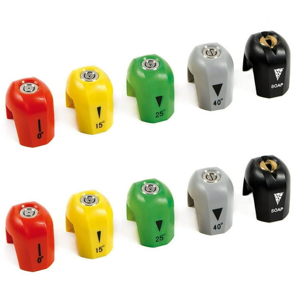 Sun Joe SPX3000-TPS Electric Pressure Washer Quick-Connect Spray 5-Tip Set (2 Pack)