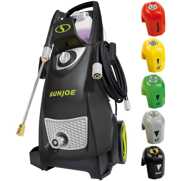 SunJoeSPX3000-TPS+SPX3000ElectricPressureWasherQuick-ConnectSpray5-TipSet&PressureWasher