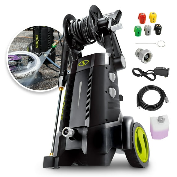 Sun Joe 14.5 Amp 2030 PSI Electric Pressure Washer with Hose Reel, SPX3001, PWMA Certified