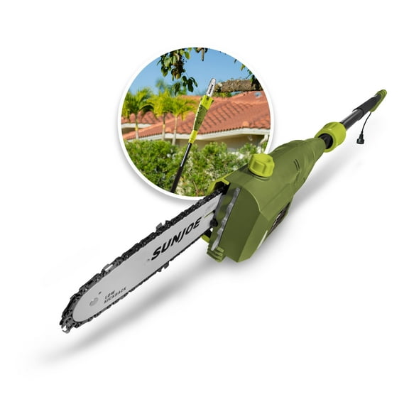 (Open Box) Sun Joe Electric Telescoping 8" Pole Chain Saw, 6.5-Amp