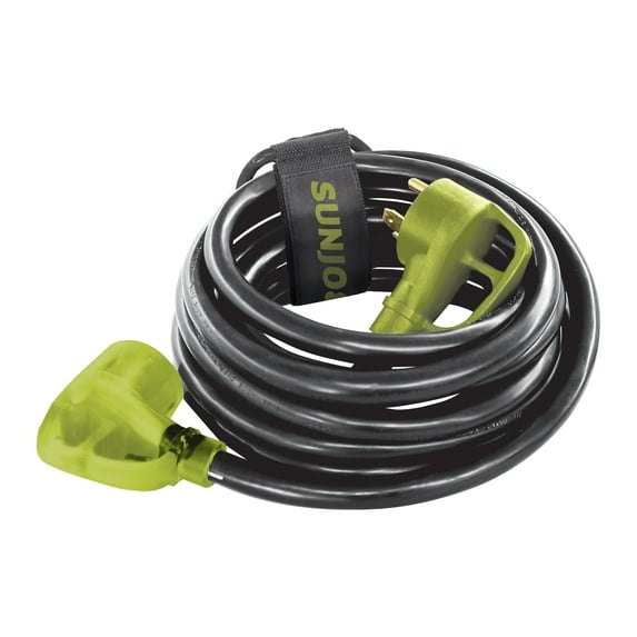 Sun Joe Generator Series 25-ft RV Power Cord, 10/3-Gauge, 3750-Watts