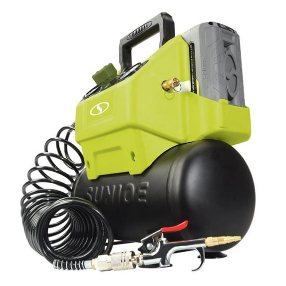 Sun Joe IONAIR-CT 40V Cordless 1.6 gal Cordless Air Compressor with Inflator Access - Core Tool