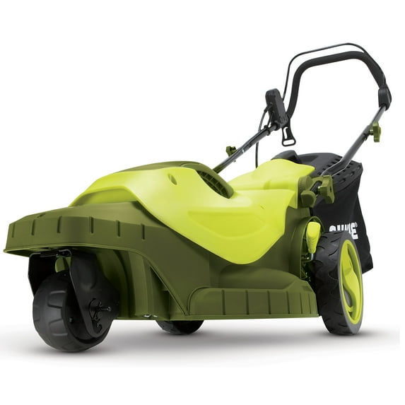 Sun Joe MJ404E-360 16-Inch 12-Amp 360-Degree Turning Radius Electric Lawn Mower, Green
