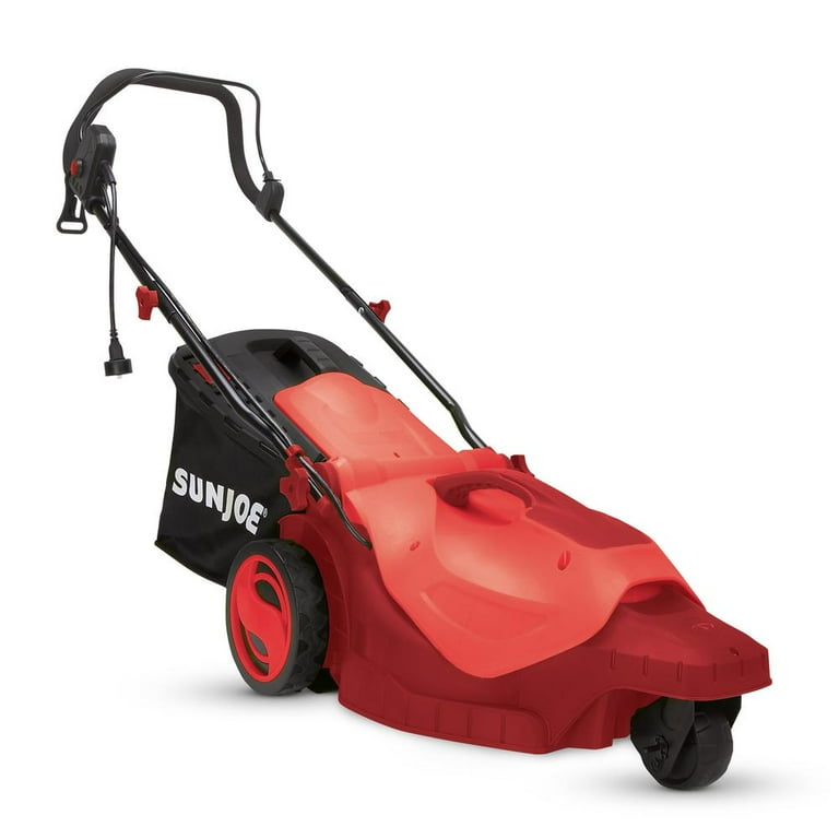 Sun Joe 16 in. 12 Amp 360-degree 3-Wheel Corded Electric Walk-Behind Push Lawn Mower Sun Joe 16 in. 12 Amp 360-degree 3-Wheel Corded Electric Walk-Behind Push Lawn Mower