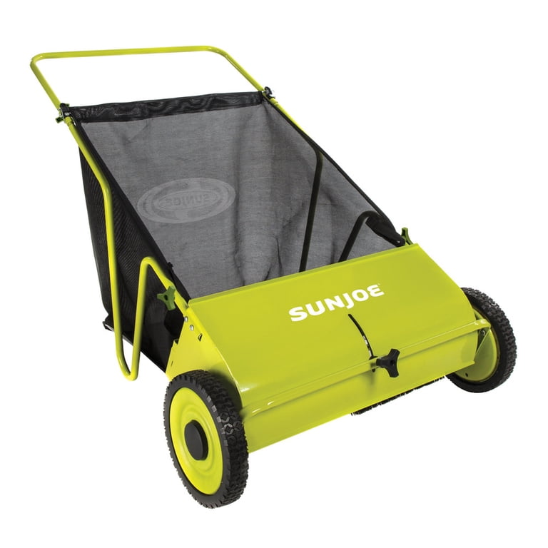 Sun Joe SJSW26M 26 in. Manual Push Lawn Sweeper - Walmart.com