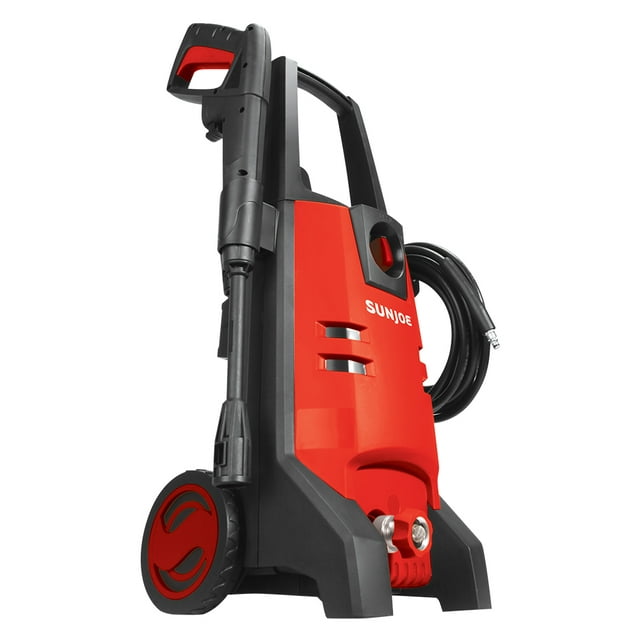 Sun Joe SPX1501-RED Electric Pressure Washer, 13-Amp, Adjustable Spray Wand (Red)