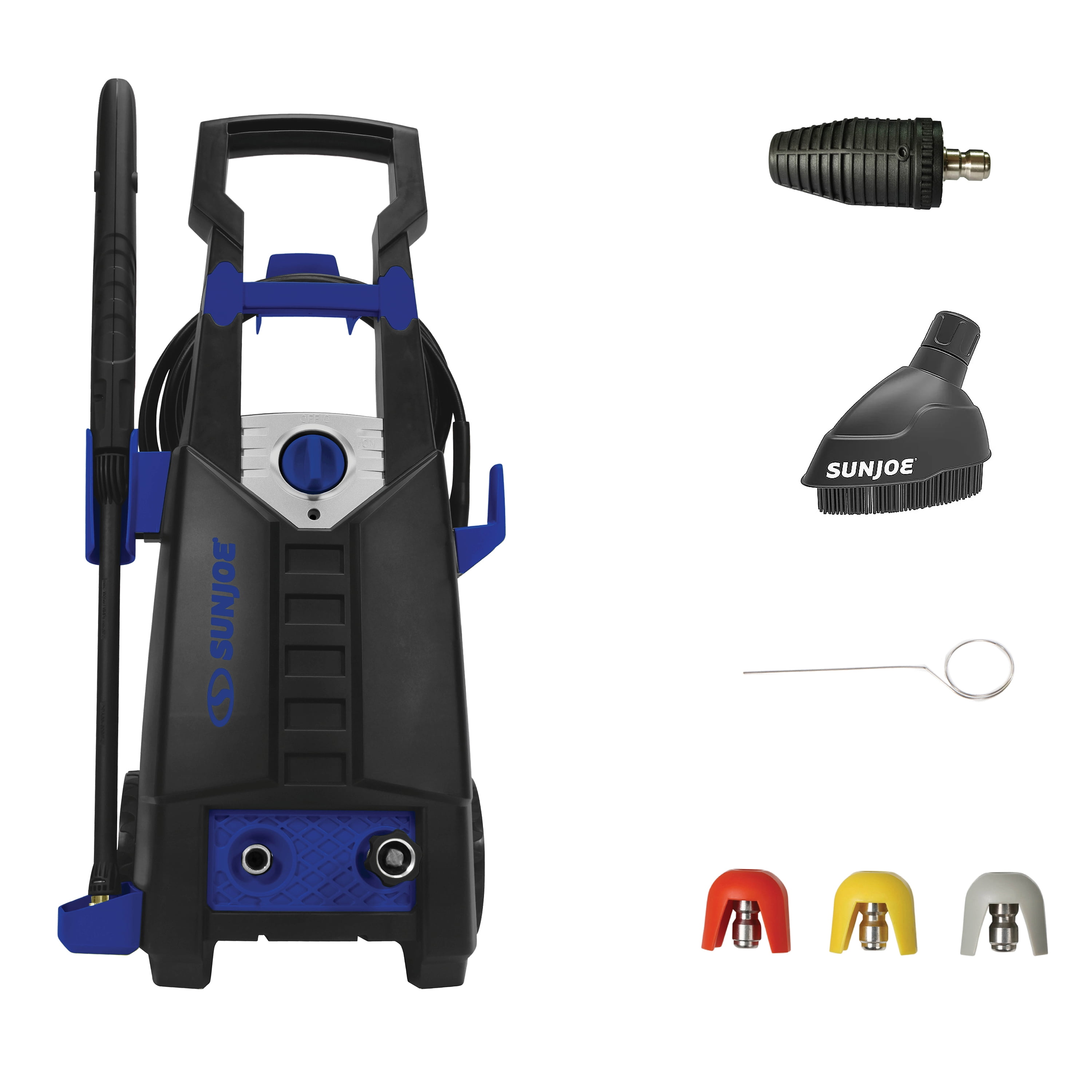 Sun Joe SPX2596SJG Electric Pressure Washer, 34oz Foamer, Splashguard