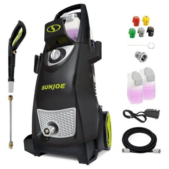 Sun Joe Electric Pressure Washer, Portable Power Washer with Wheels, SPX3000