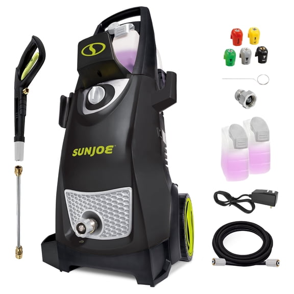 Sun Joe 2030 PSI (2500 Max) Electric Pressure Power Washer with Dual Soap Tanks, SPX3000