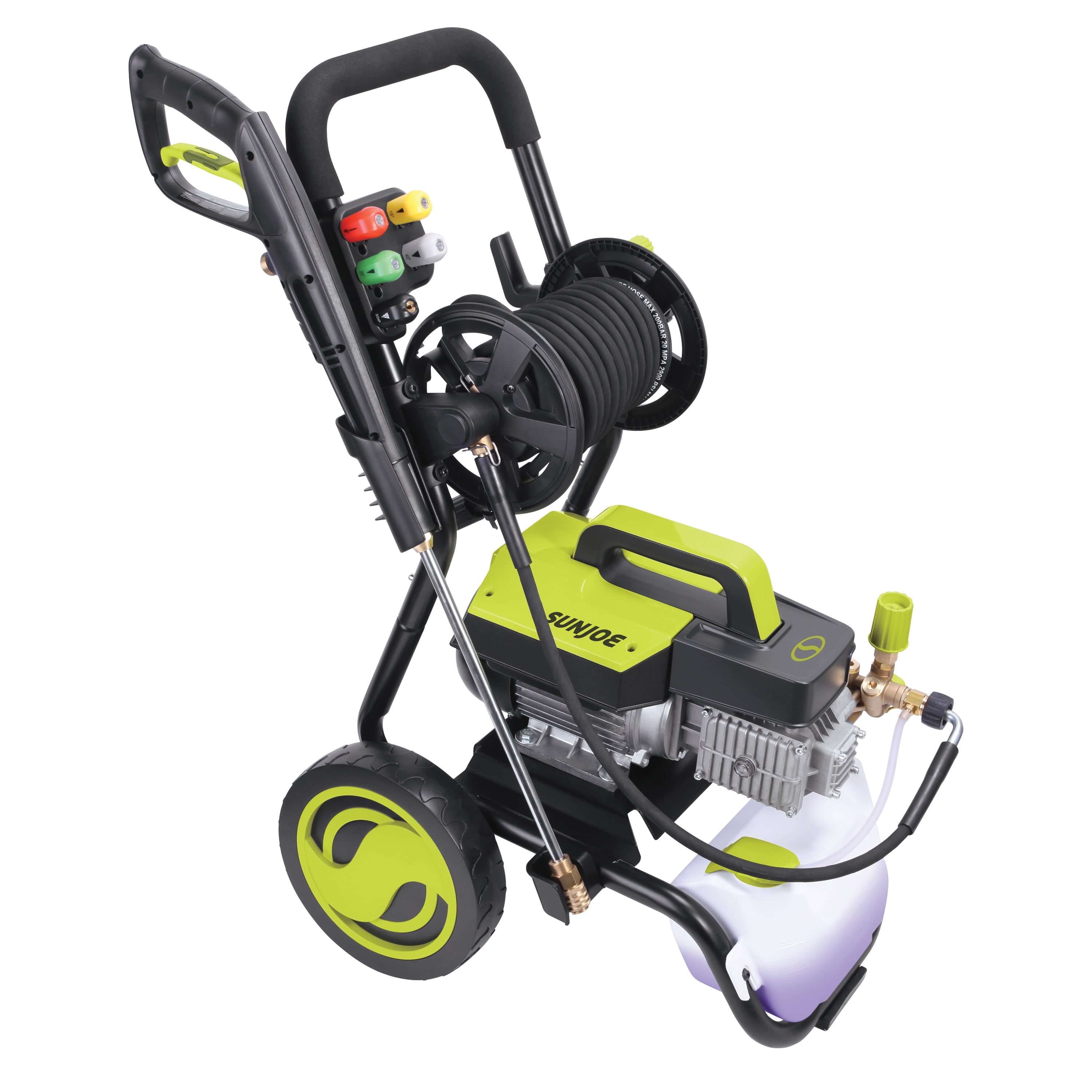 Sun Joe SPX9006 PRO Commercial Series Cold Water Electric Pressure Washer 12.15 HP Motor Hose Reel Direct Drive Crank Shaft