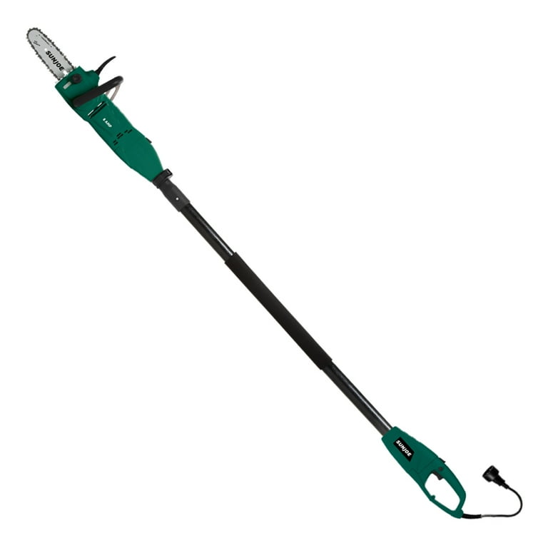 Sun Joe SWJ806E HTG 2 in 1 Electric Convertible Pole Chain Saw 8 inch 8.0 Amp Hunter Green Walmart