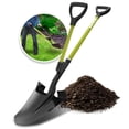 thumbnail image 1 of Sun Joe Shovelution Strain-Reducing Spear-Head Digging Garden Shovel, 9-inch Steel Head, 1 of 8