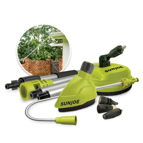 Sun Joe Universal Home Cleaning System for Pressure Washers, 7-Pc Accessory Kit, Up to 3500-PSI