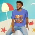 thumbnail image 1 of Sun-Kissed Beach Volleyball Summer Vibes Tee Unisex Softstyle T-Shirt, 1 of 5
