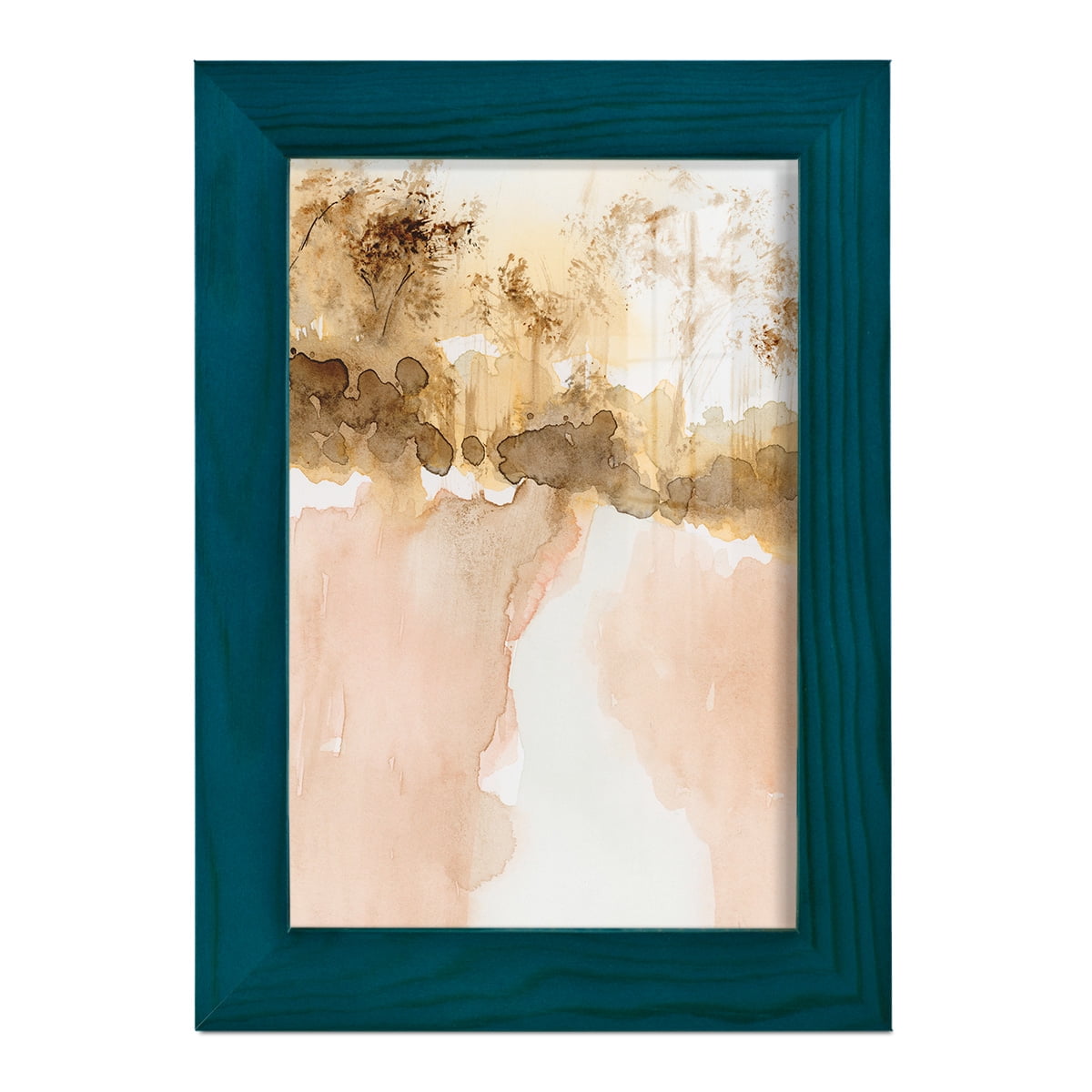 Sun Kissed Earth I - Framed Print w/glass - Ocean Blue