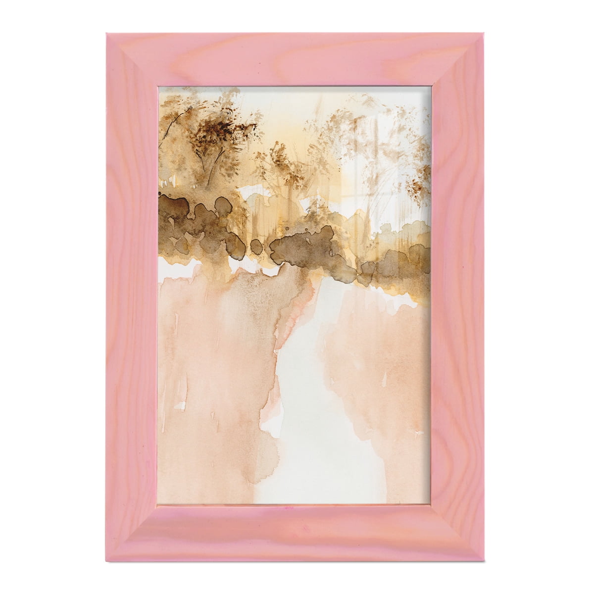 Sun Kissed Earth I - Framed Print w/glass - Sunset Pink