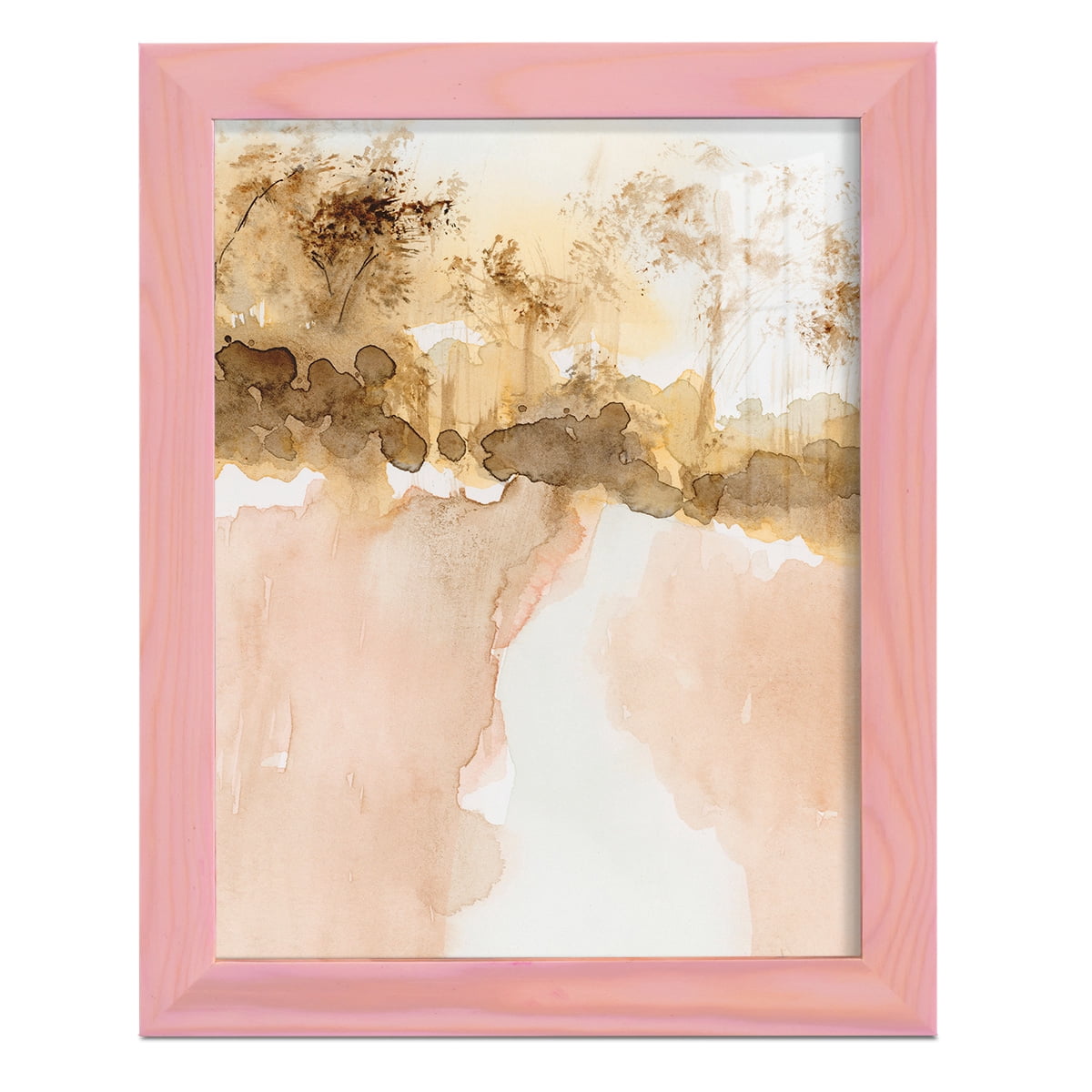 Sun Kissed Earth I - Framed Print w/glass - Sunset Pink