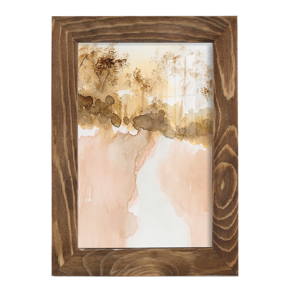 Sun Kissed Earth I - Framed Print w/glass - Walnut