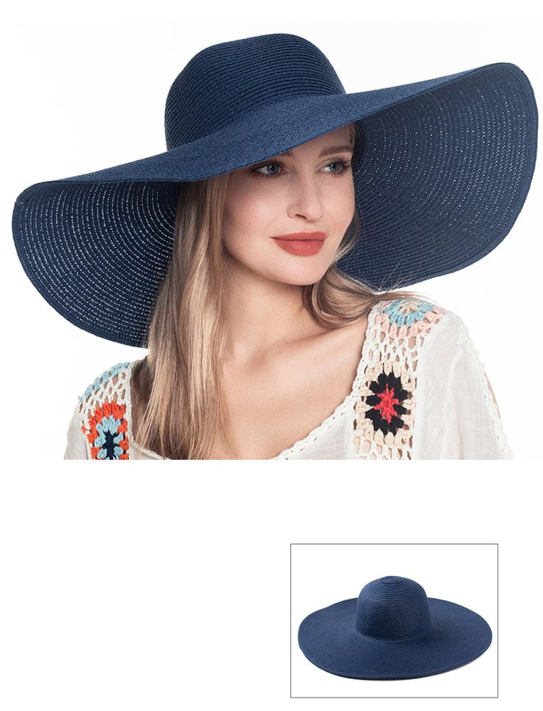 Sun-Kissed Elegance: Stylish Straw Floppy Hat for Effortless Summer 