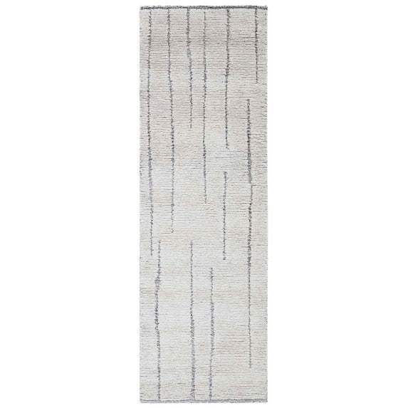 Sun Lines Area Rug, Charcoal - 2'6"x8'