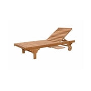 Sun Lounger Adjusted Back & Side Tray with Stainless Steel Ledge