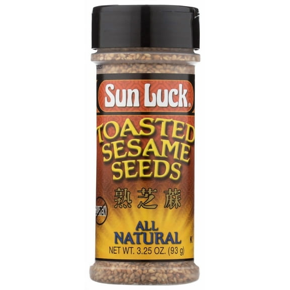 Sun Luck All Natural Toasted Sesame Seeds, 3.25 Oz.