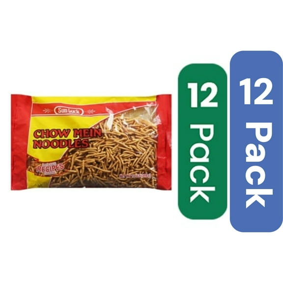 Sun Luck Chow Mein Noodles Foil Pack 12 oz (Pack Of 12)