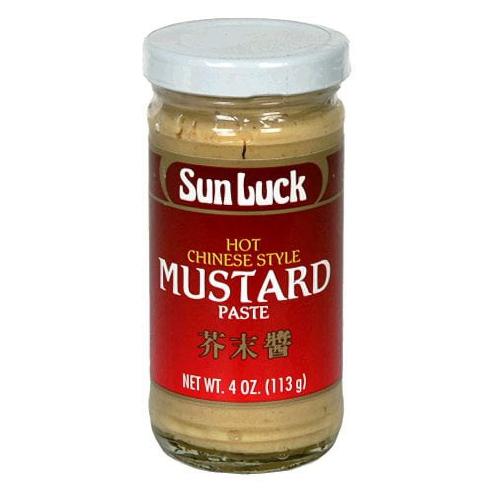Sun Luck Mustard, Paste Hot, 4-Ounce (Pack of 12) - Walmart.com