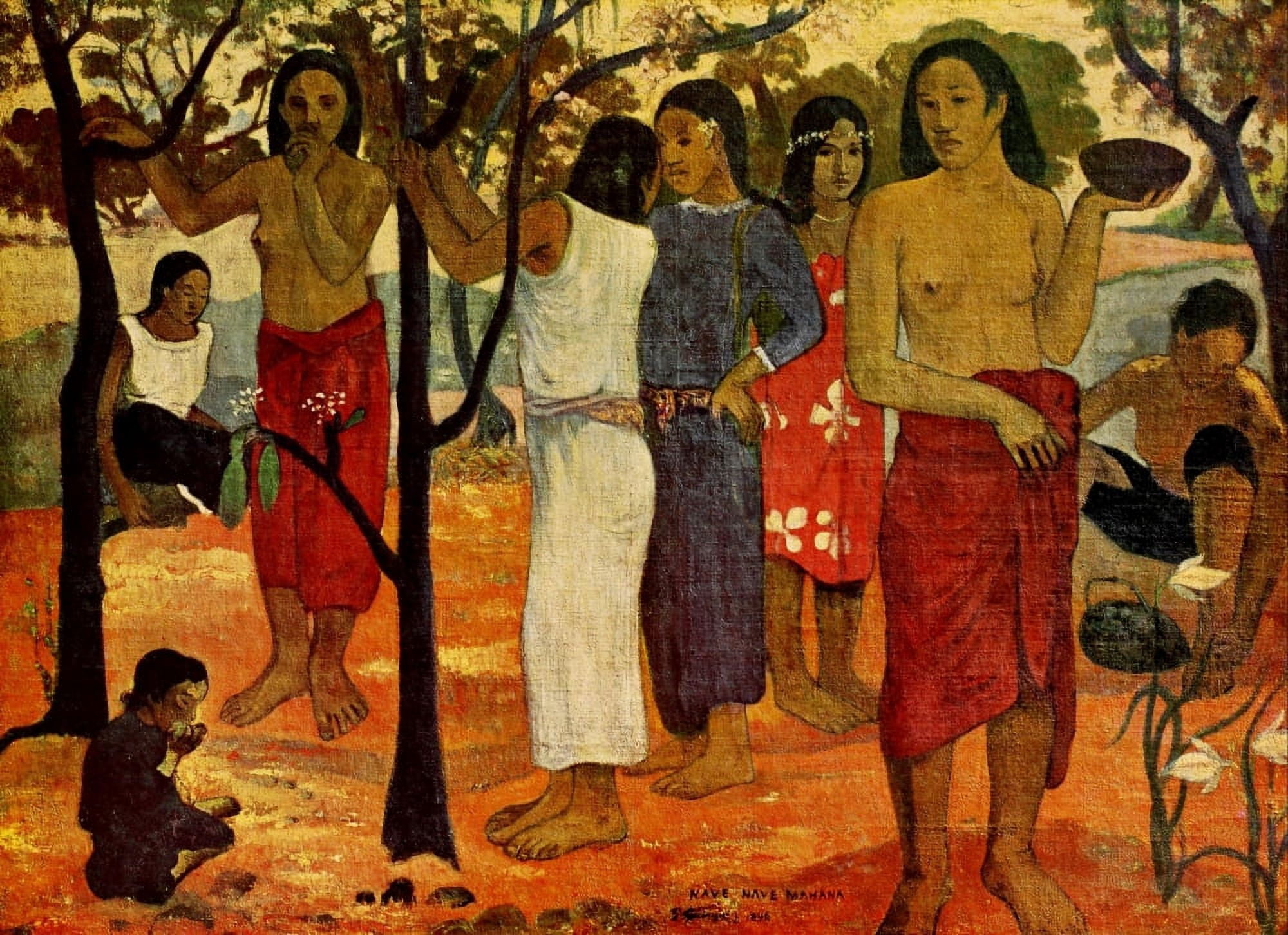 Sun Magic Canvas Art - P Gauguin (18 x 24)