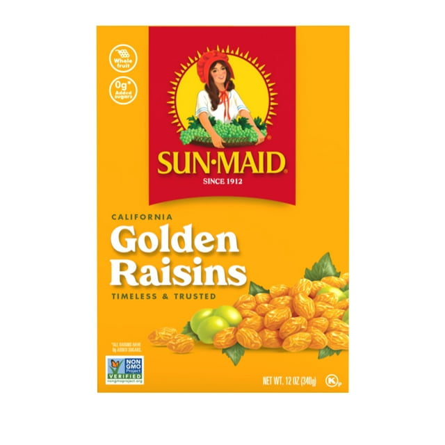 Sun-Maid California Golden Raisins 12 oz Bag in a Box - Walmart.com