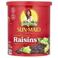 thumbnail image 1 of Sun-Maid Natural California Sun Dried Raisins Snack | 13 Ounce Can | Whole Natural Dried Fruit | No Sugar Added | Naturally Gluten Free | Non-GMO, 1 of 4