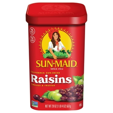Sun-Maid® California Sun-Dried Raisins 20oz Resealable Canister