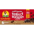 thumbnail image 1 of Sun-Maid® Chocolate Yogurt Covered Raisins 6-Pack/1oz Cartons, 1 of 12