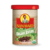 Sun-Maid Organic California Sun-Dried Raisins, Dried Fruit, 18 oz Canister