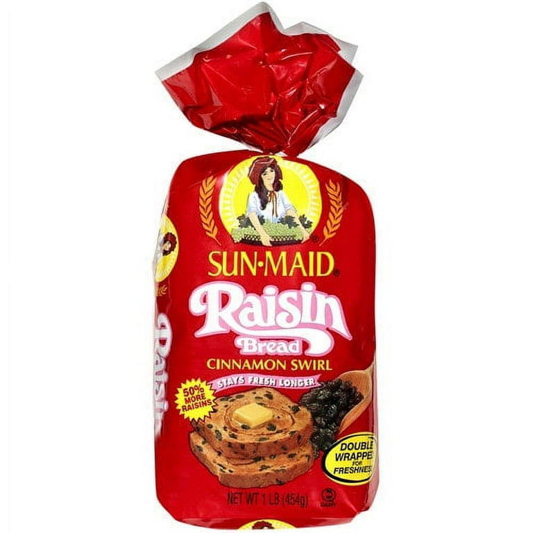 Sun Maid Raisin Bread, 16 oz - Walmart.com