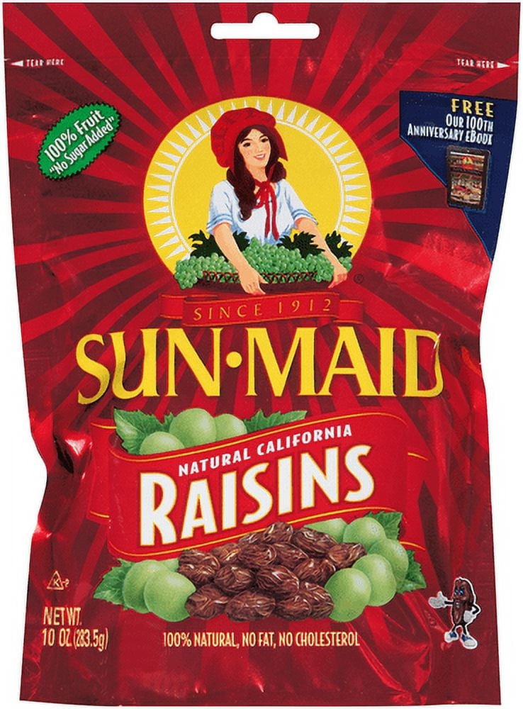 Sam's Raisins Sun-Maid Raisins 10 oz (Pack of 32) - Walmart.com